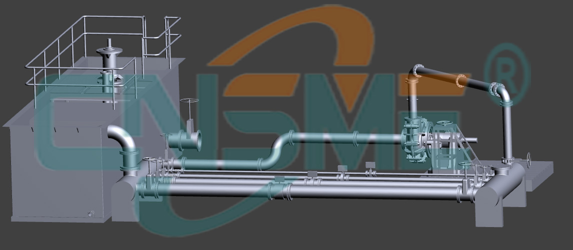 Pumping station rendering