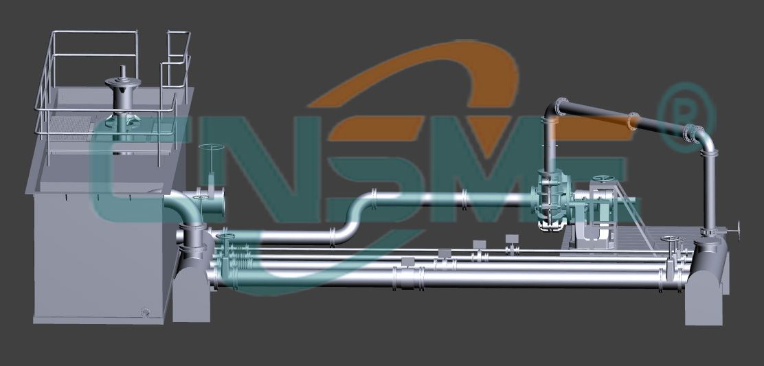 Pumping station rendering