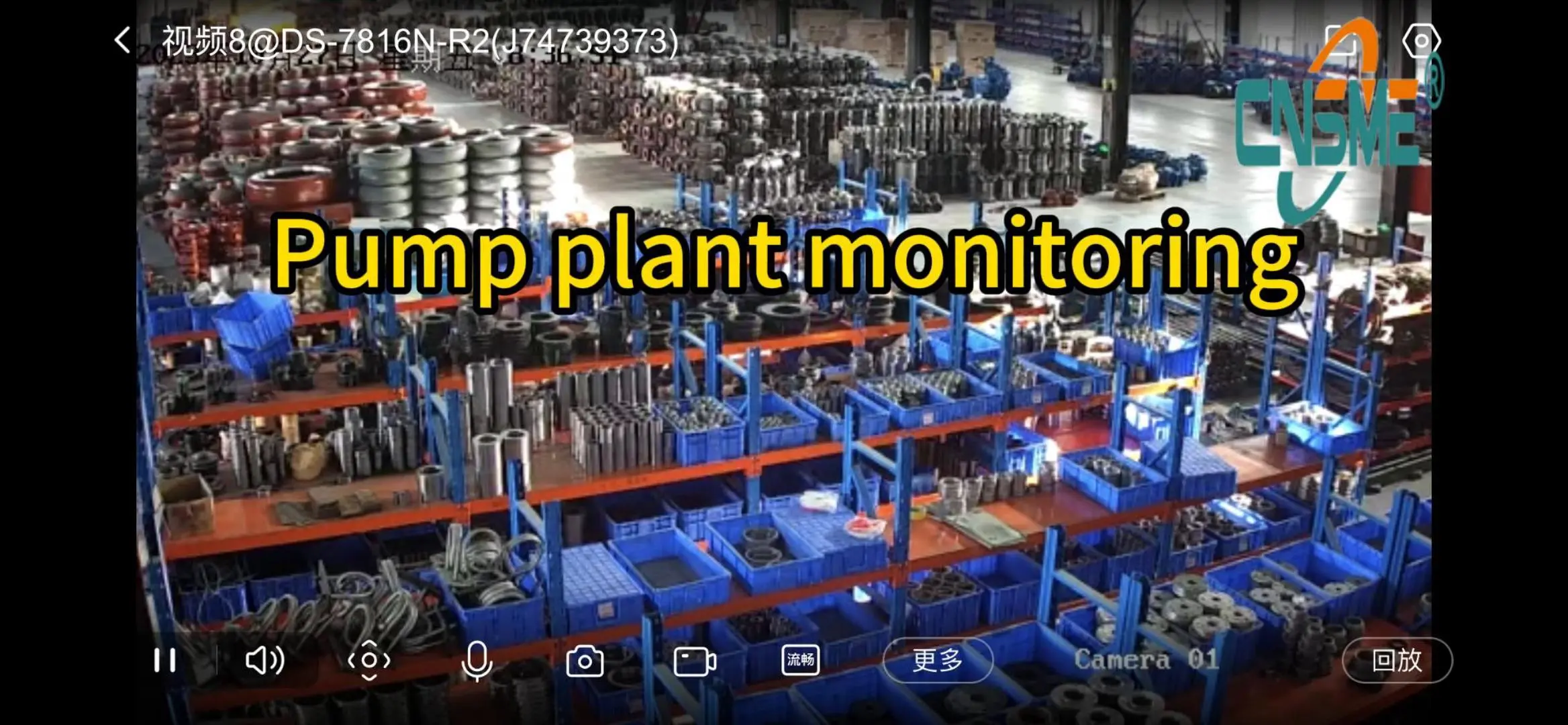 Pump plant monitoring Pump plant monitoring